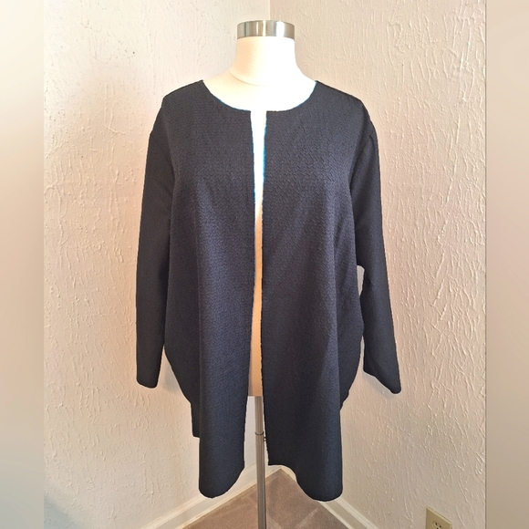 Catherines Open Reversible Ombre Jacket - Picture 4 of 10